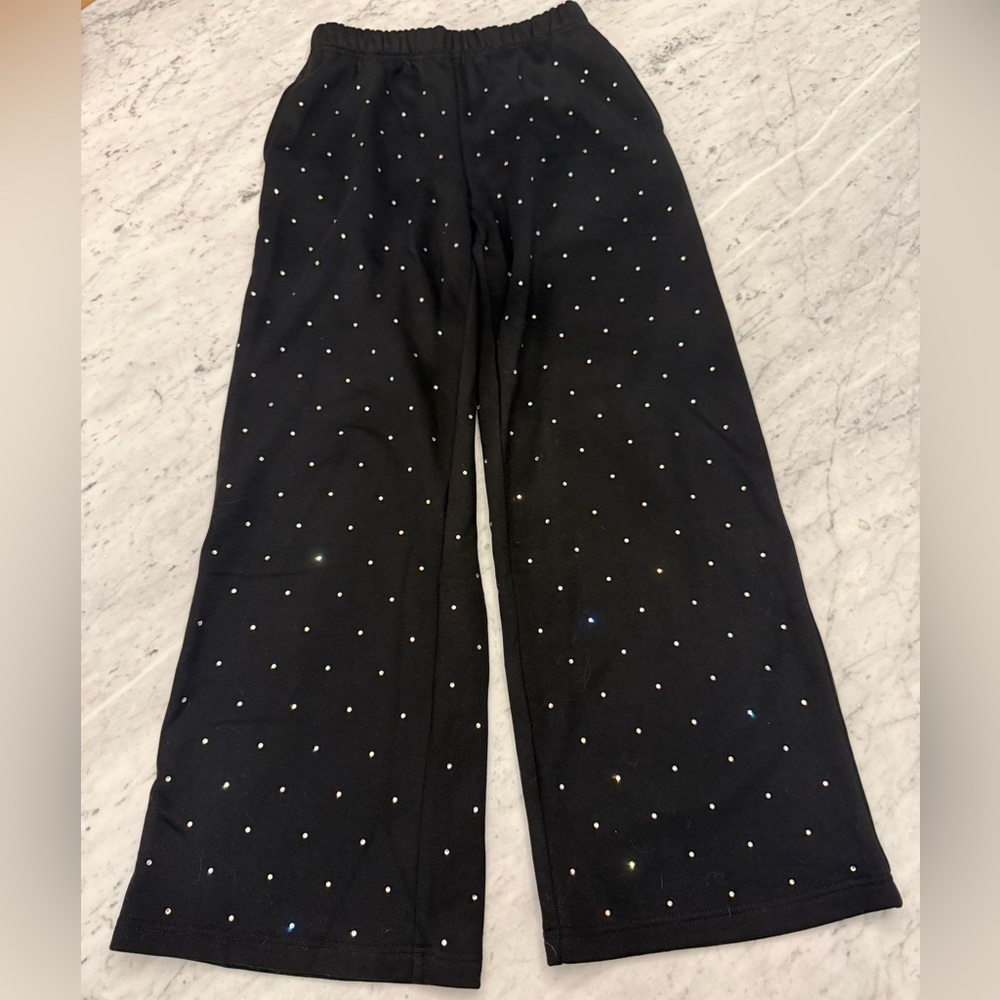 Good American- NWOT Crystal Sweatpants